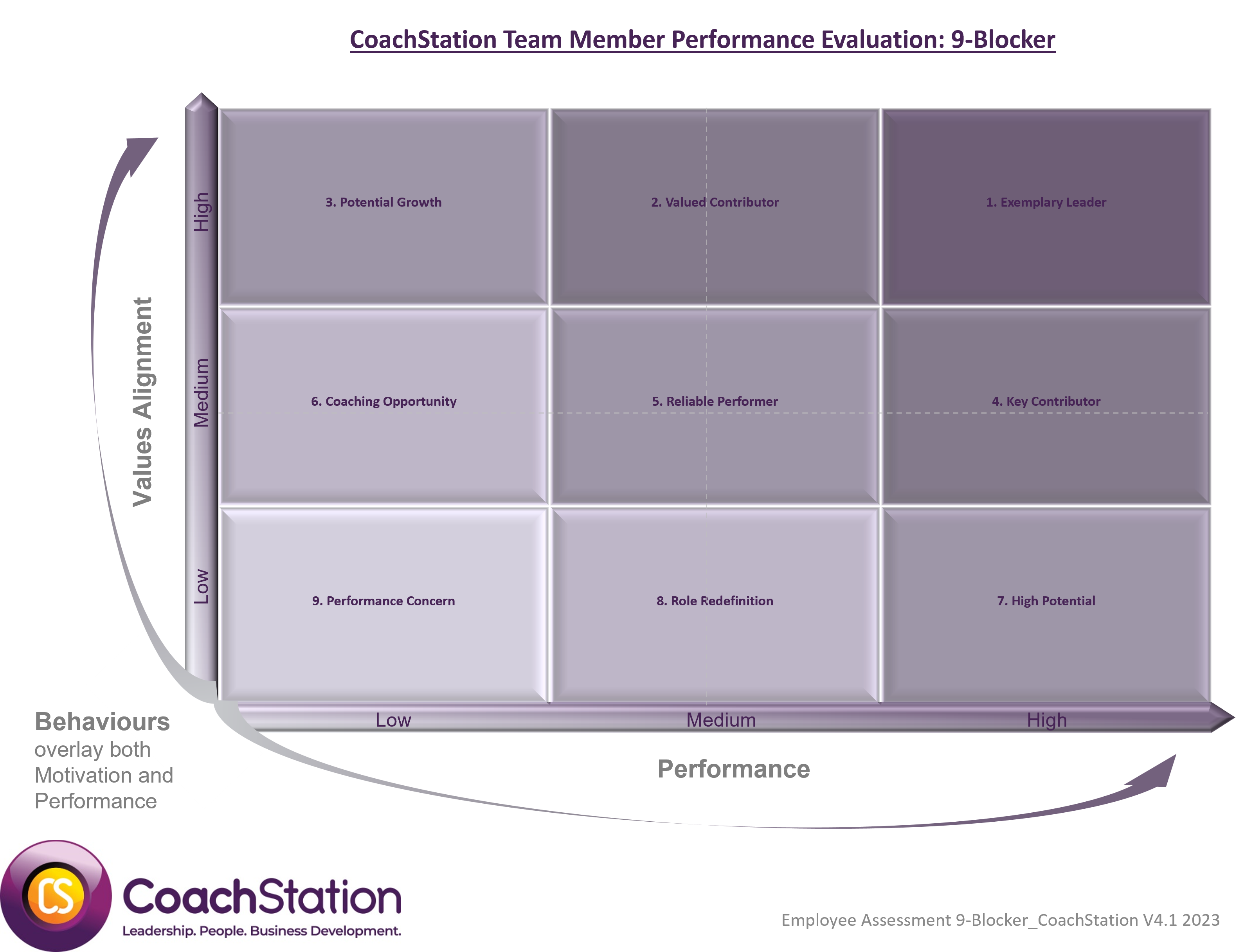 9-Blocker Team Member Assessment Tool | CoachStation